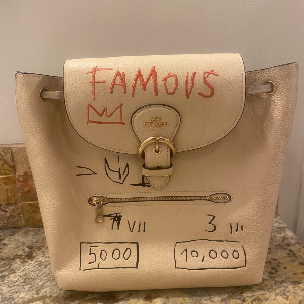 Jean-Michael Basquiat Coach Backpack and Cosmetic Bag